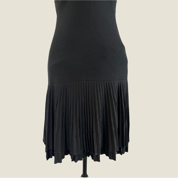 Laundry by Shelli Segal Halter Pleated Swing Dress- Sz 4 - Picture 14 of 16